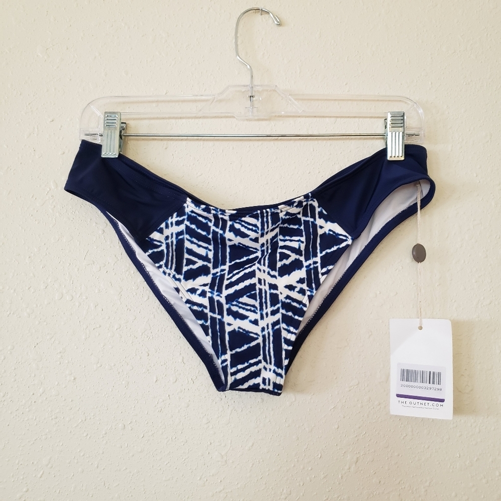 Tart Collection Bikini Bottoms NWT S.M.  blue/ white bikini bottoms underwear